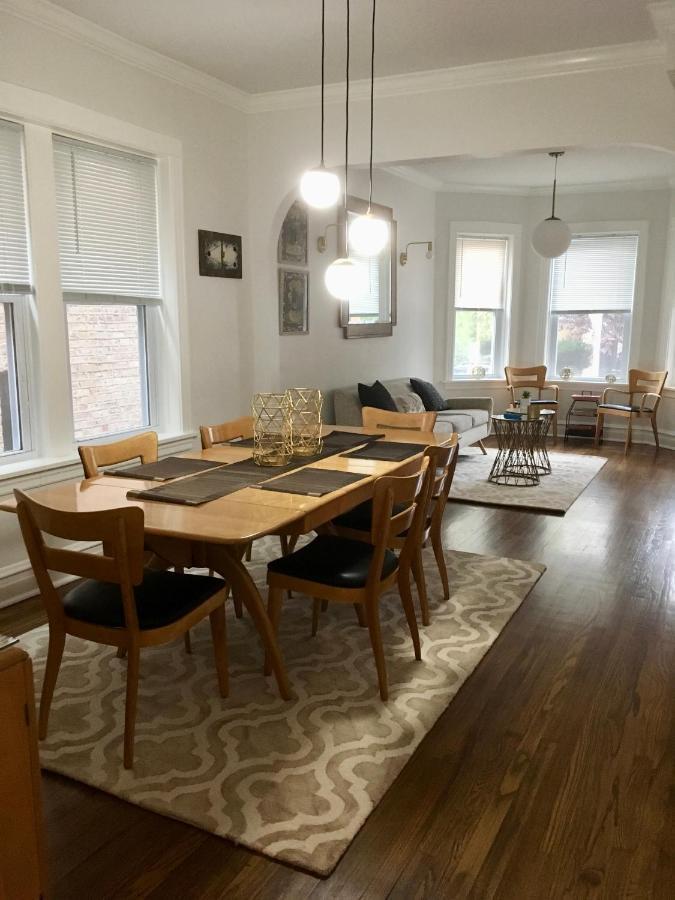 Logan Square Modern Apartment Chicago Exterior foto
